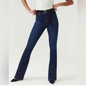 SPANX Indigo Wide Leg Jeans